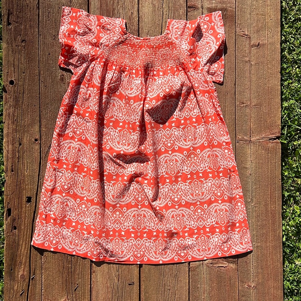 Elephantito beautiful smocked dress size 7